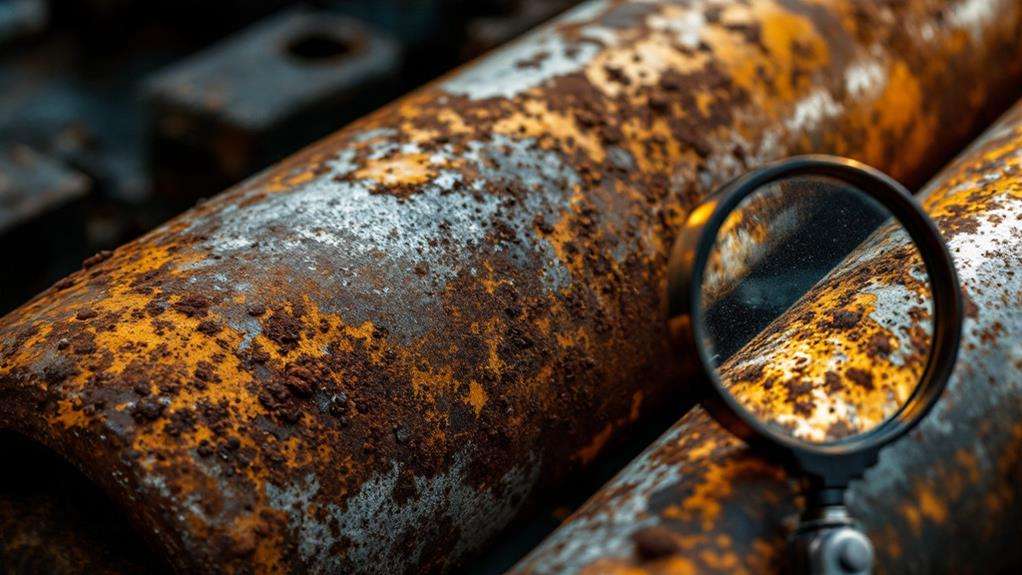 evaluating rust damage severity