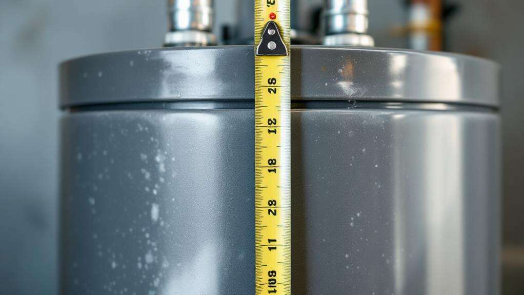 determine appropriate tank capacity
