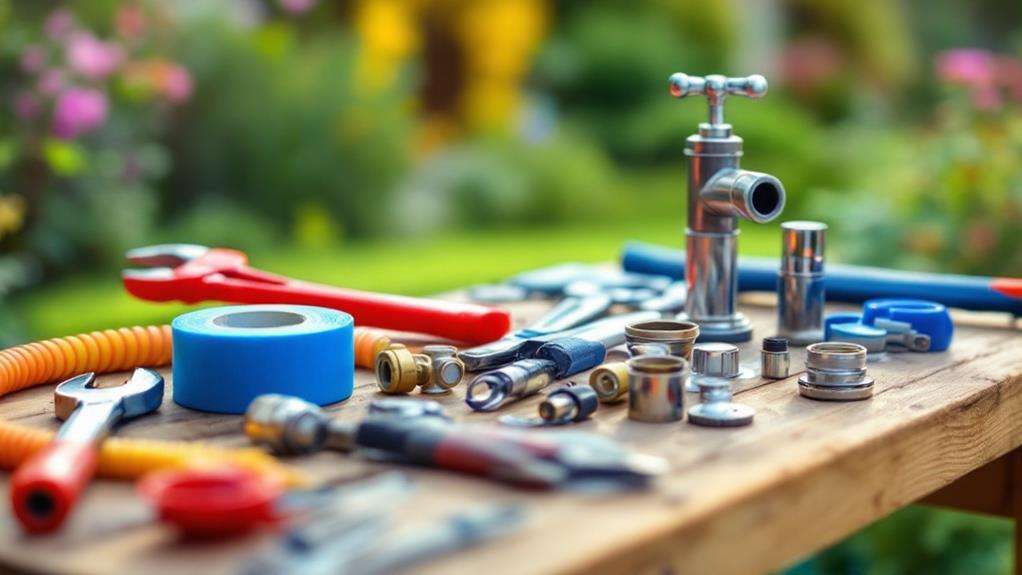outdoor plumbing maintenance tools