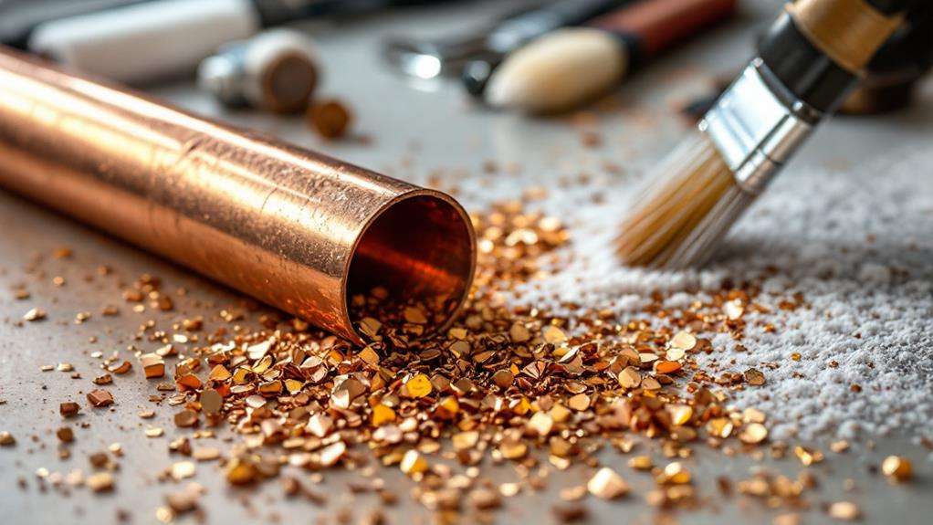 copper pipe preparation process