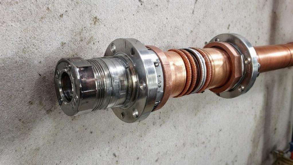 flexible connections accommodate system expansion