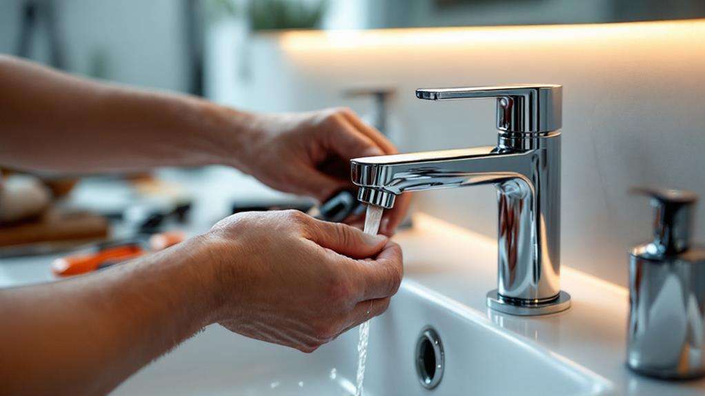 install new faucet