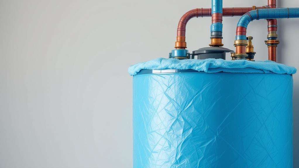 insulate tank and pipes