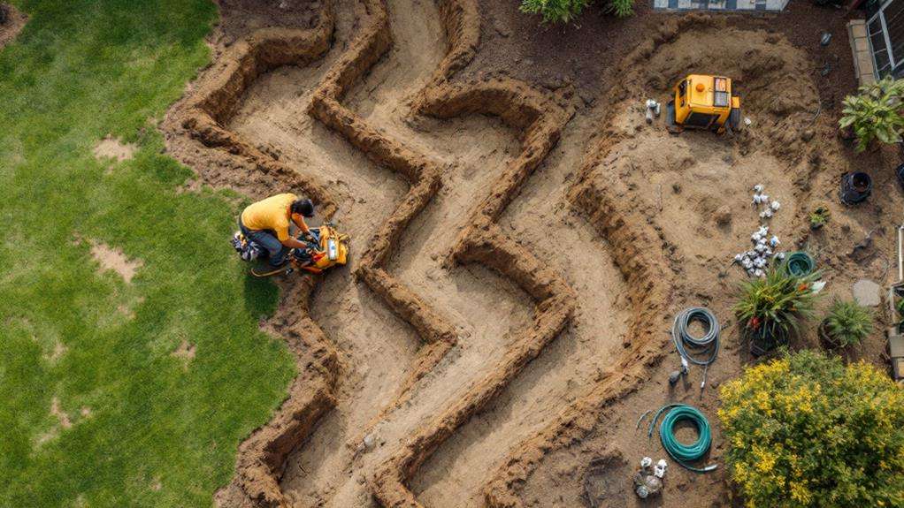 excavating subterranean conduit pathways