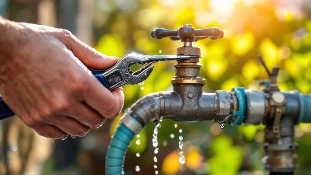 stopping water flow temporarily
