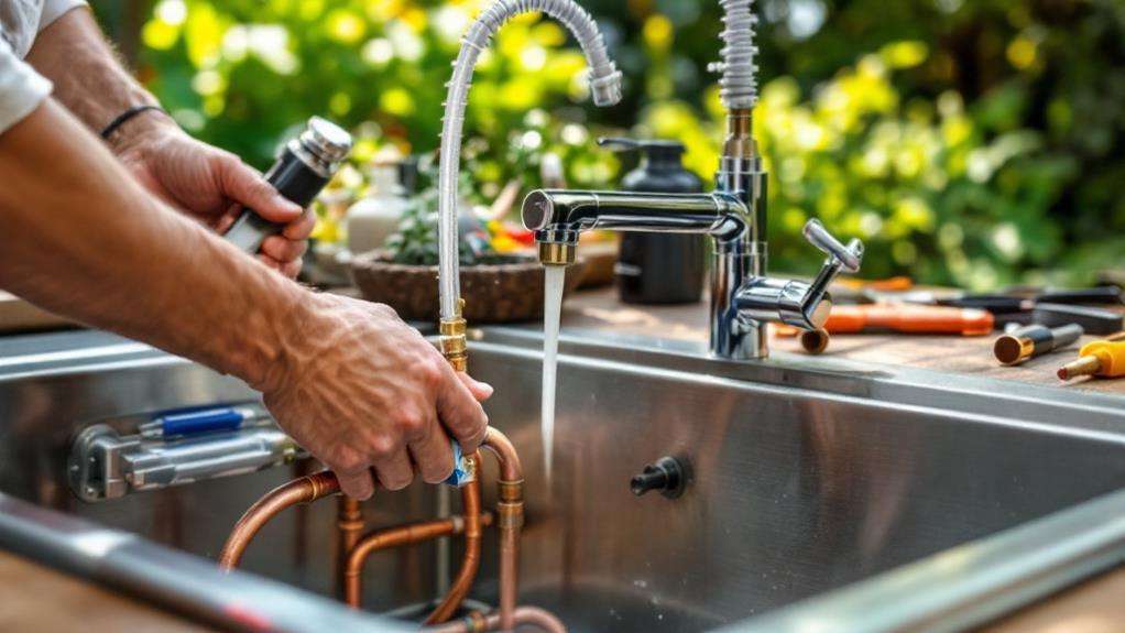 plumbing system installation process