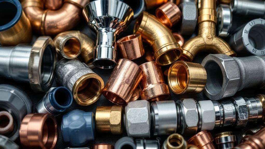 fittings composed of materials