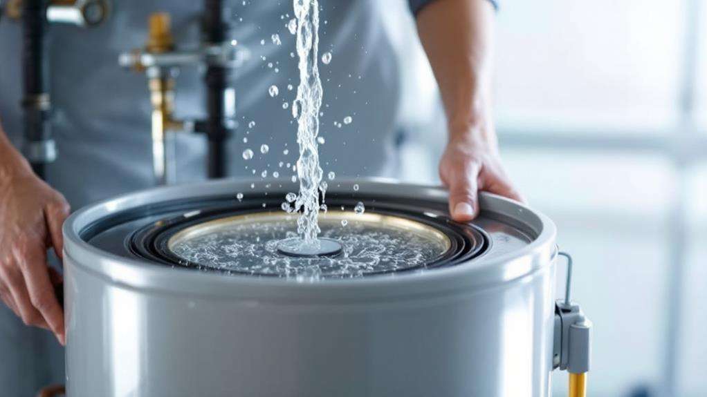 toilet tank cleaning process