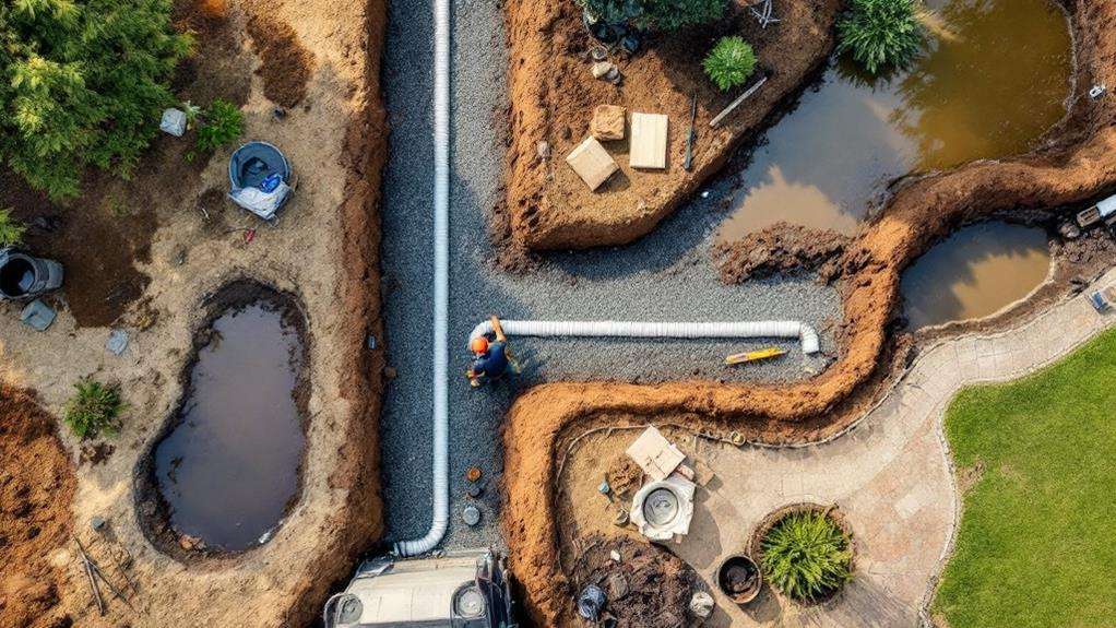 Installing a French Drain to Solve Yard Drainage Issues