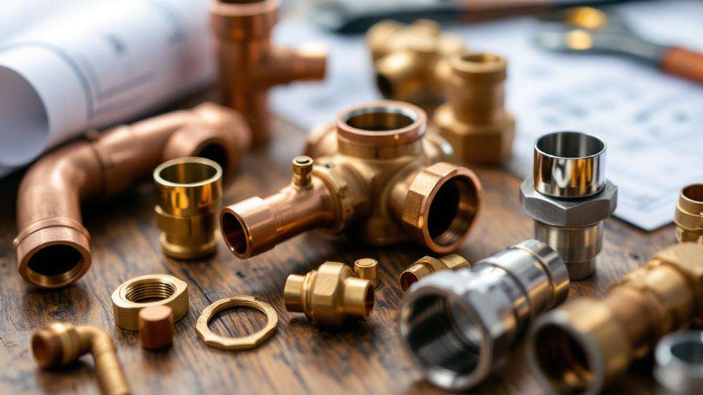 versatile plumbing fittings facilitate installations