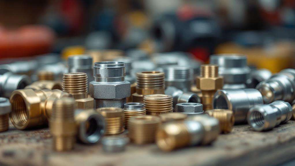 connective pipe fastening components