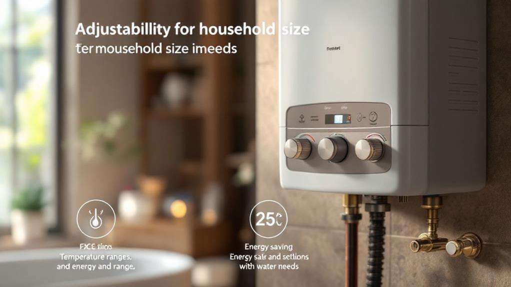 household specific size and needs adjustment