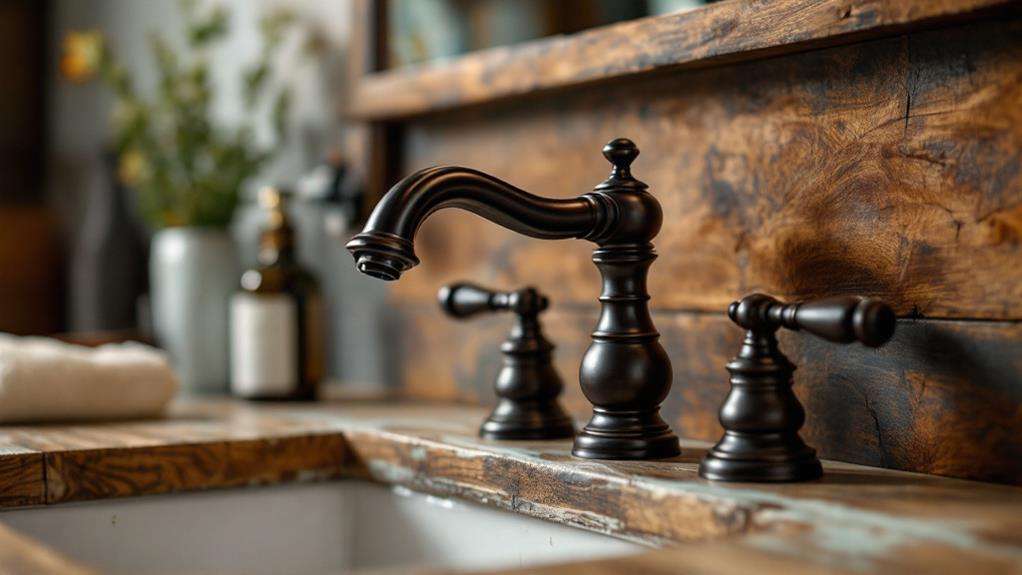 rustic elegant bronze finish