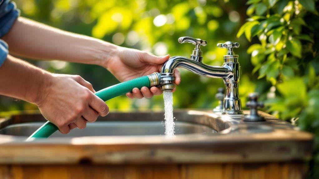 How to Connect Your Garden Hose to an Outdoor Sink