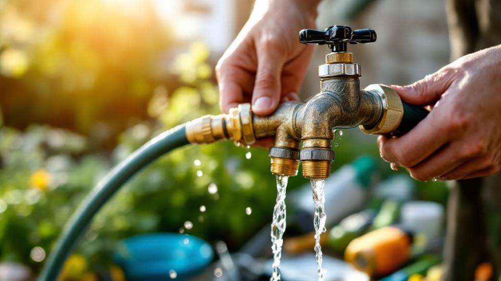 install plumbing components