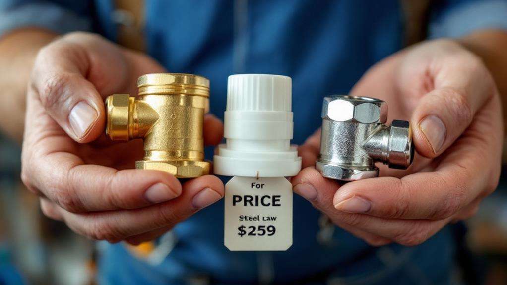 cost comparison of fitting materials