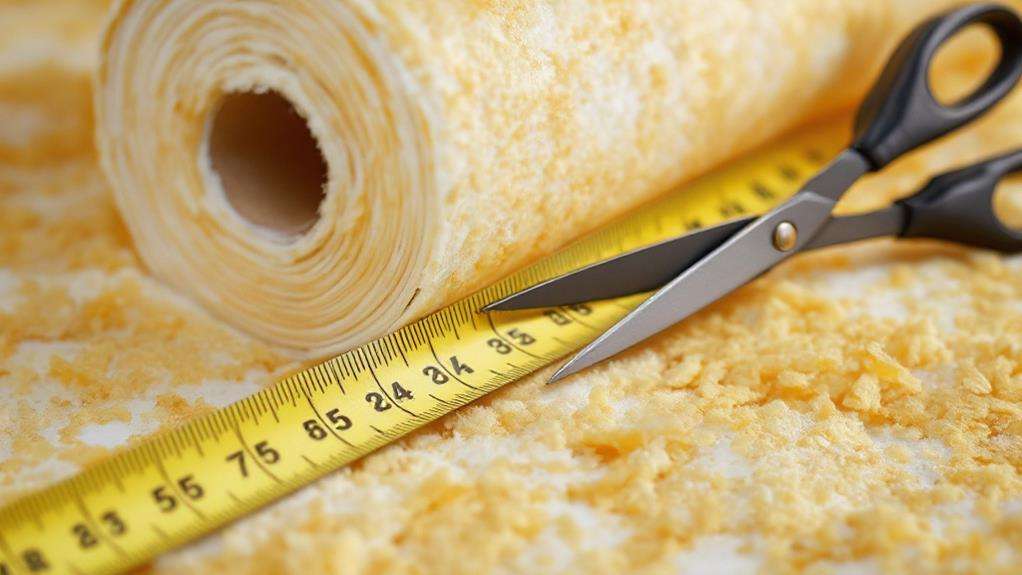 insulation measurement and cutting