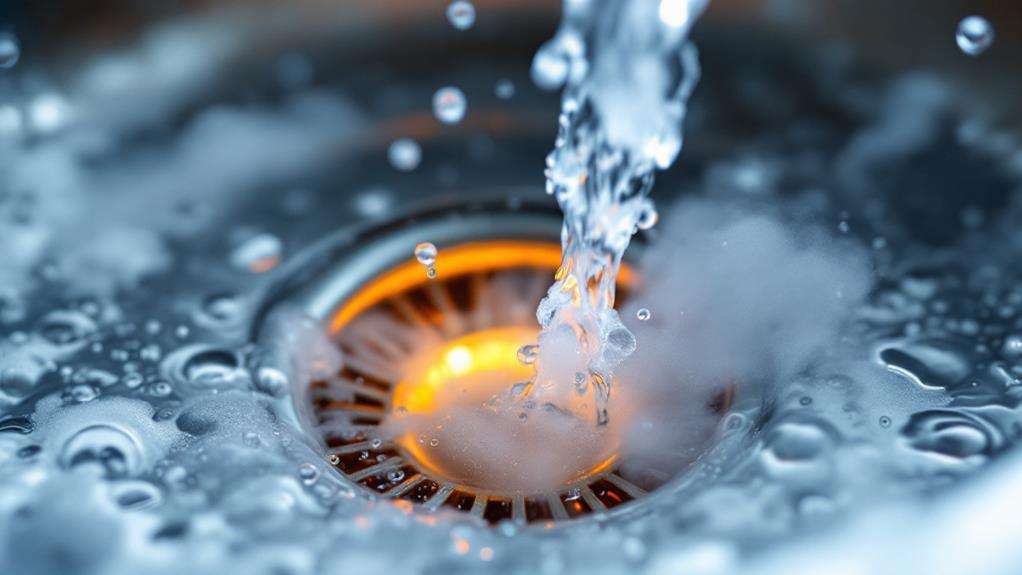 hot water flushing procedure