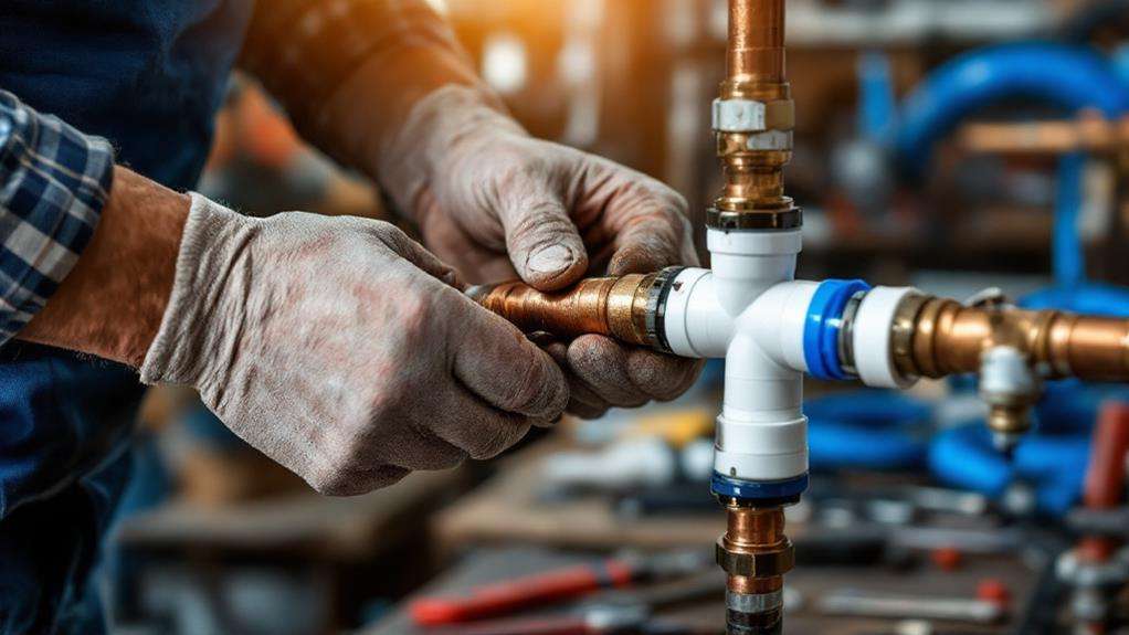 How to Safely Connect Copper, PVC, and PEX Pipes