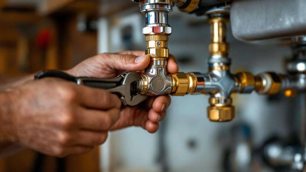 plumbing connectors installation process