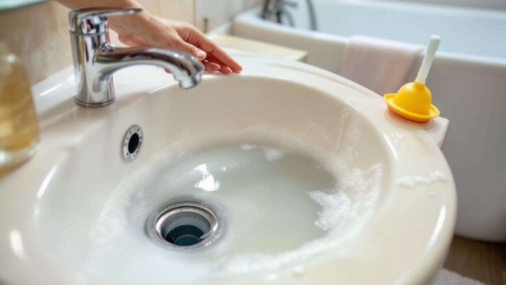 sluggish sink and tub drainage