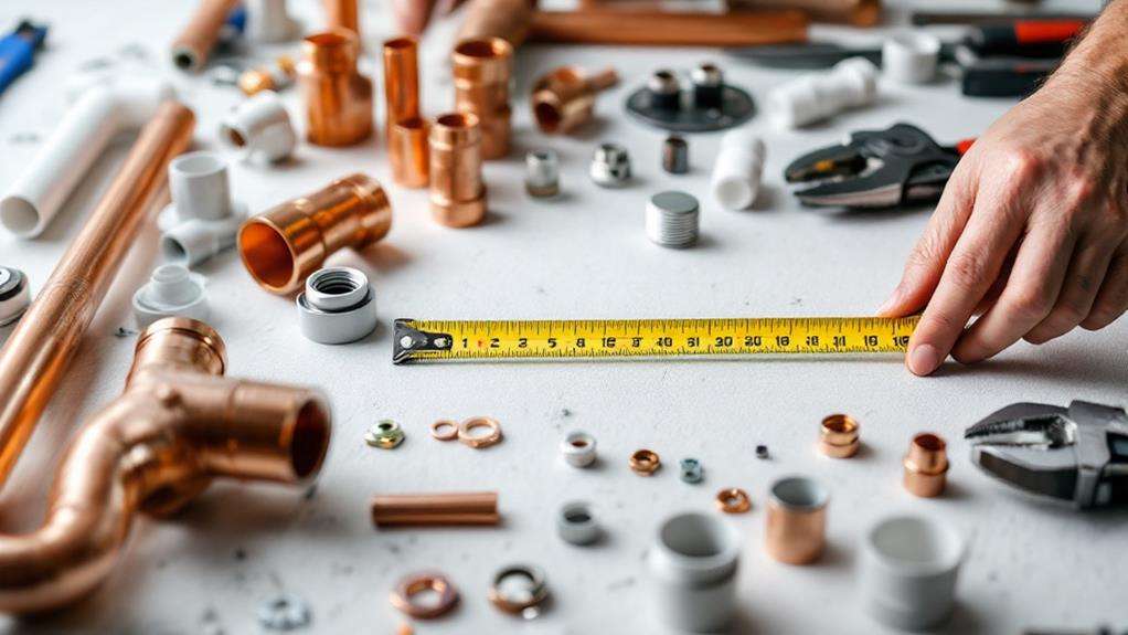 pipe measurement ensures proper fitting