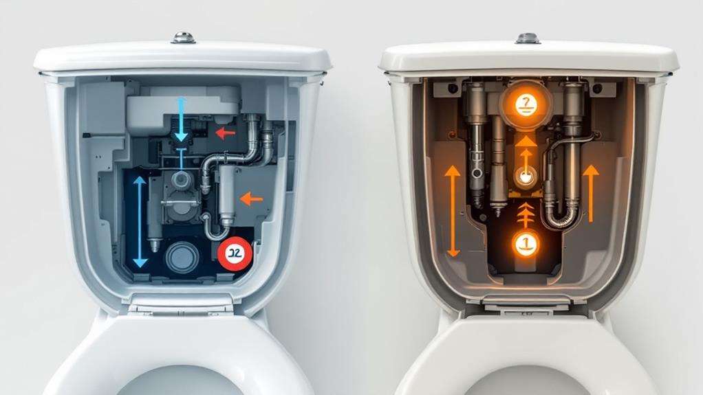 toilet flushing technology advancement