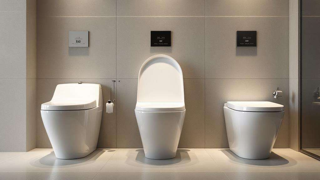 toilet brand comparison mid range specificity