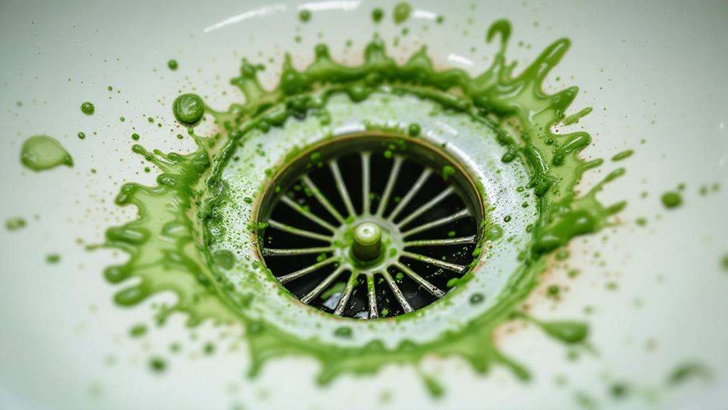 stench from clogged household pipes