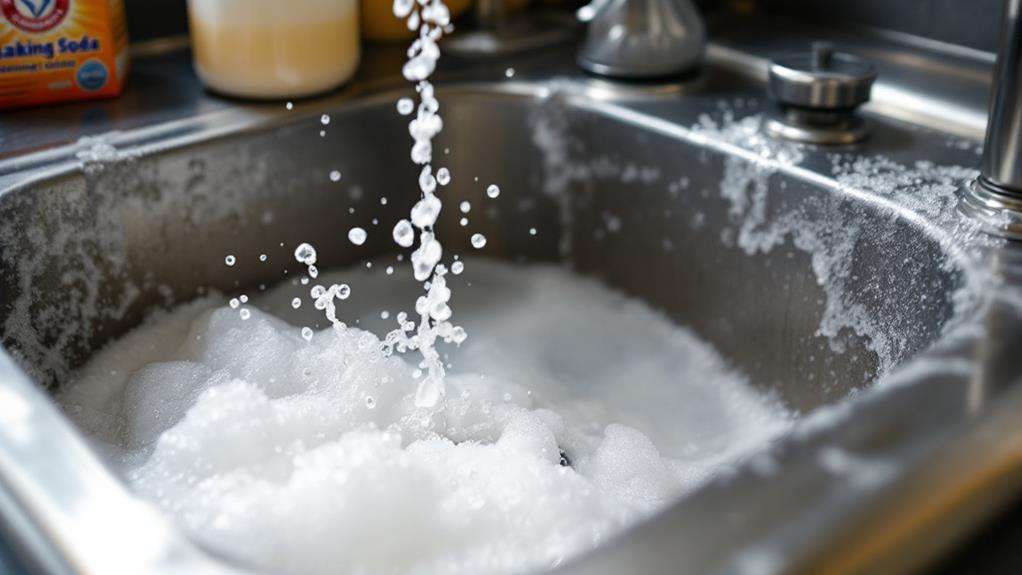 fizzing chemical reaction demonstration