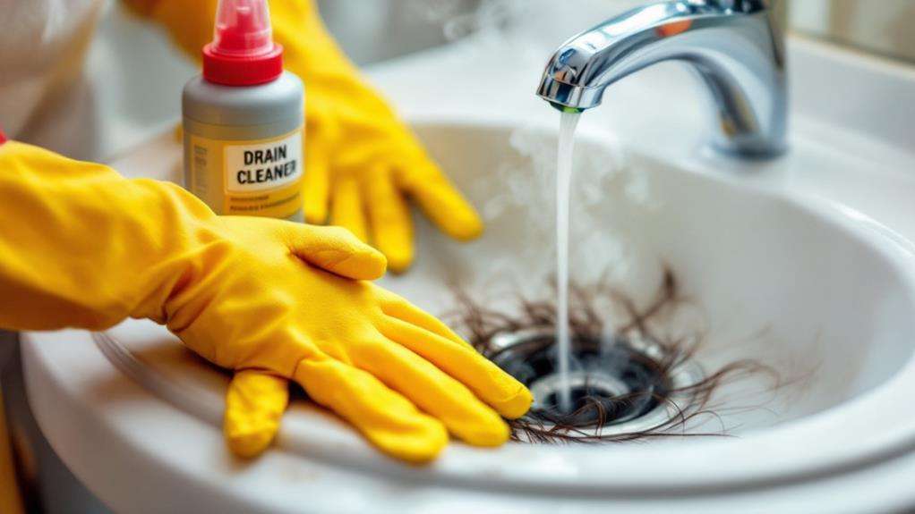 hazardous chemical drain uncloggers