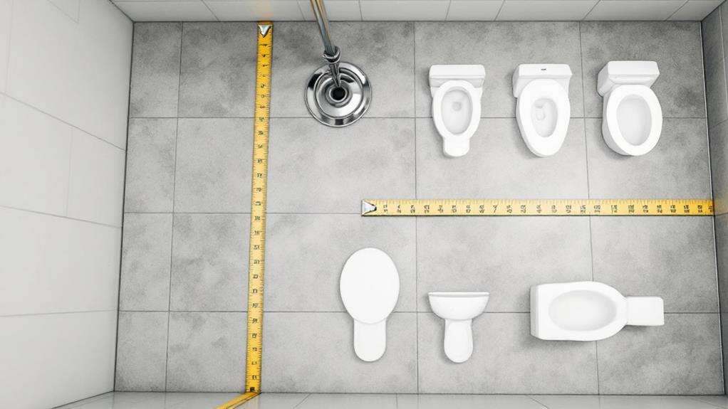 measure toilet rough in dimensions accurately