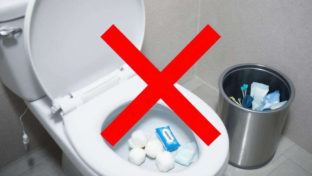 avoid flushing non flushable items