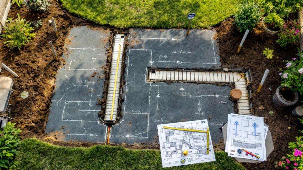 drainage slope filter gravel