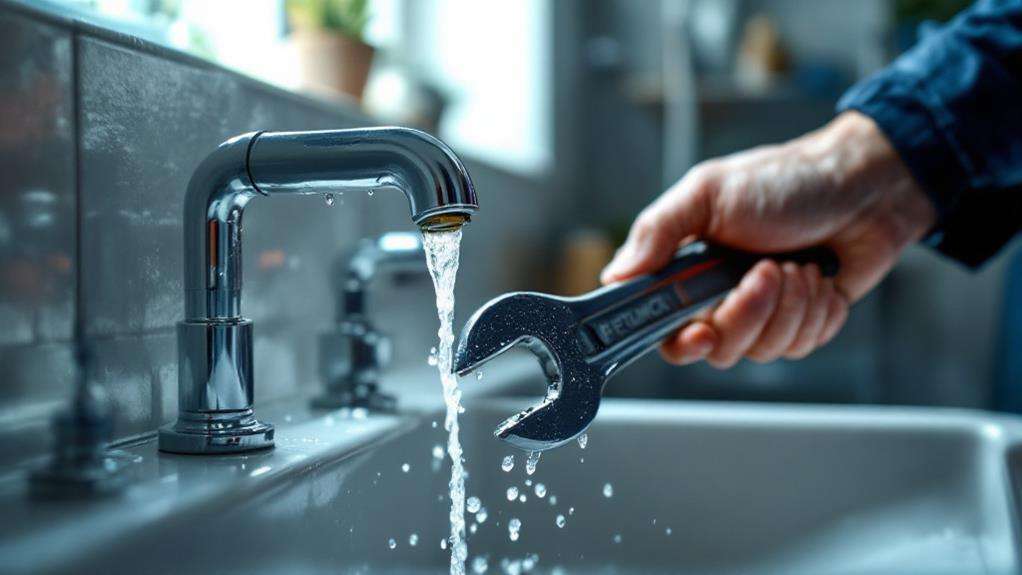 repair leaky faucets and pipes