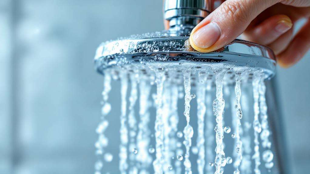 removing mineral buildup from plumbing fixtures