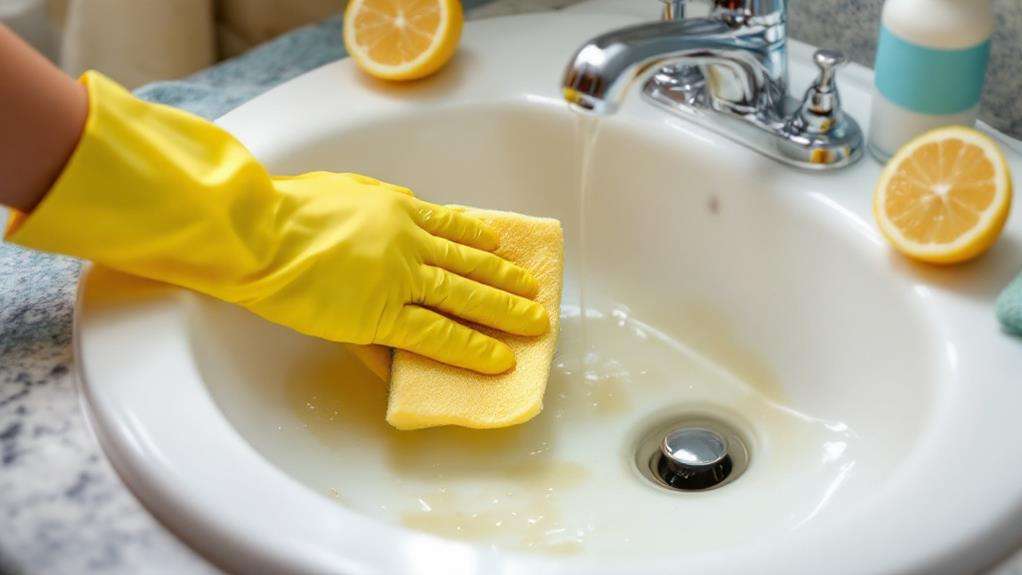 sink stain removal instructions