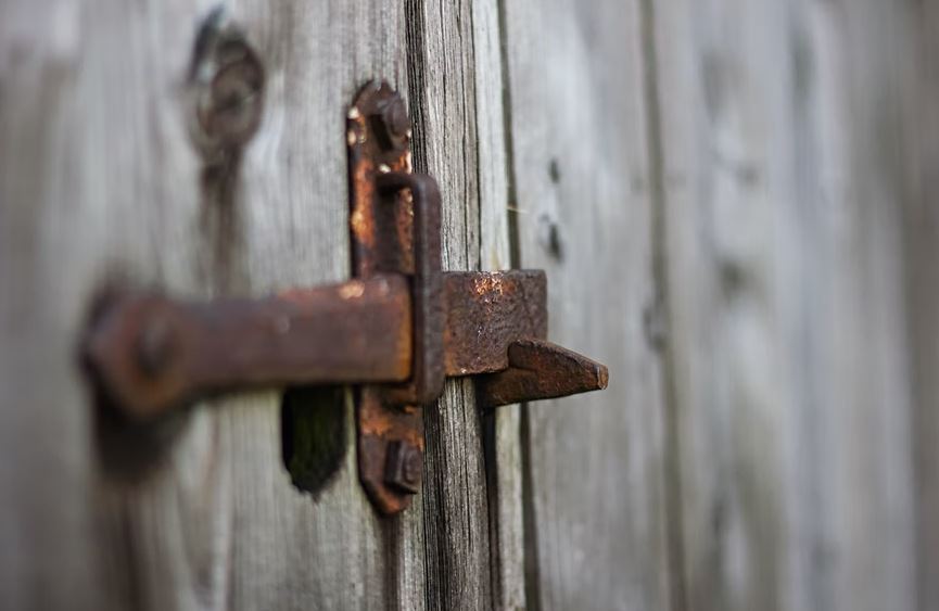 a corral gate latch