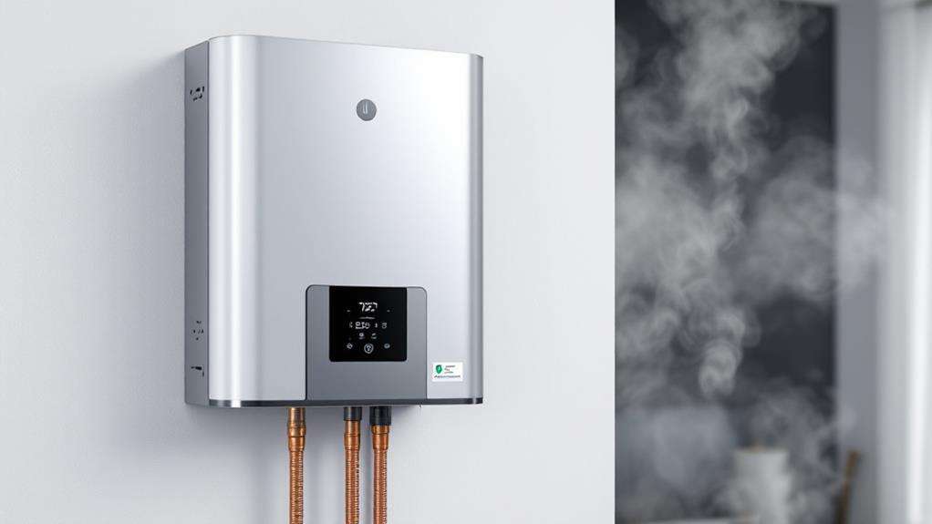 efficient space saving on demand heating