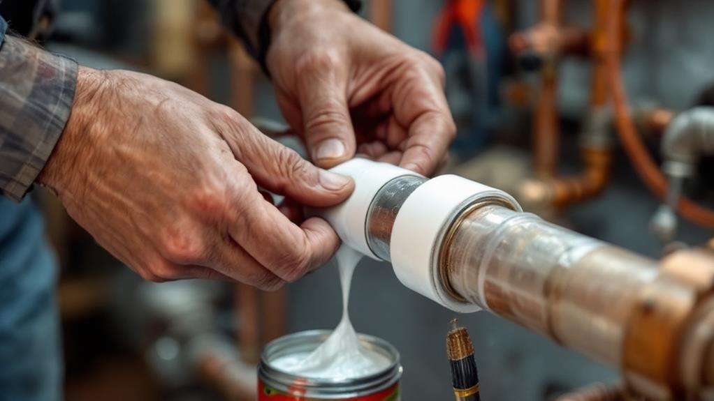 properly apply pipe sealants