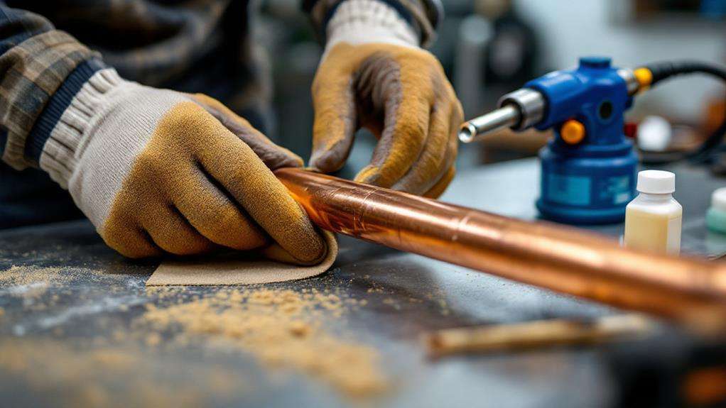 copper pipe preparation process