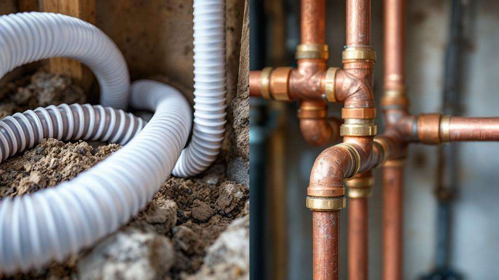 flexible versus rigid pipe comparison
