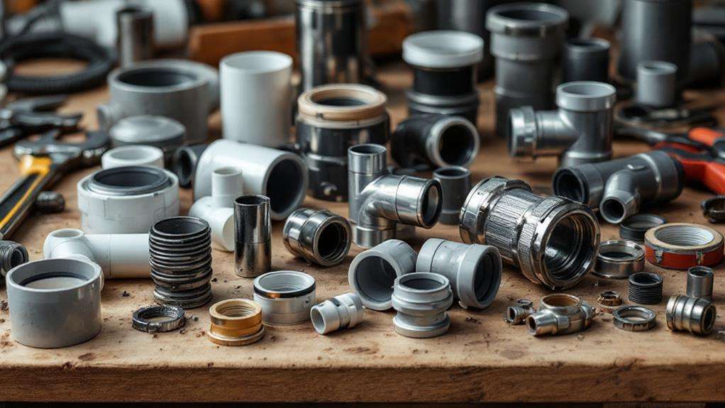 pipe connection accessories and hardware