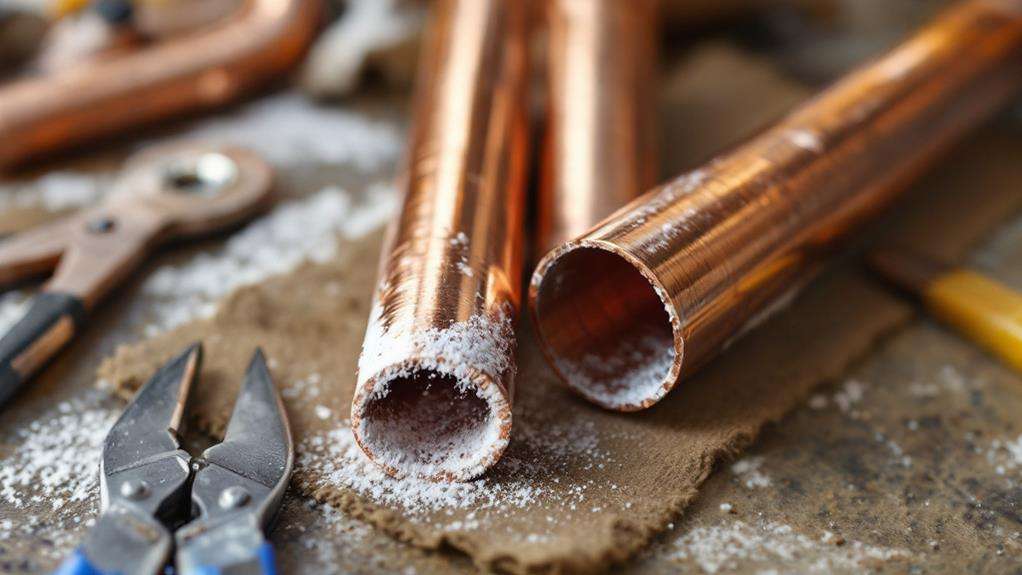 connecting pipes for preparation