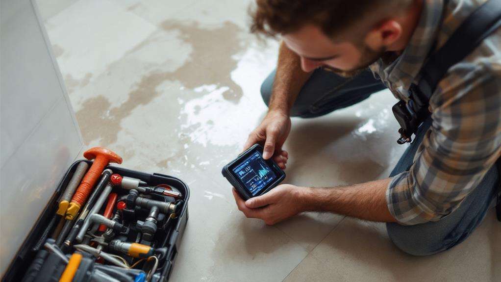 detecting concealed plumbing breaches