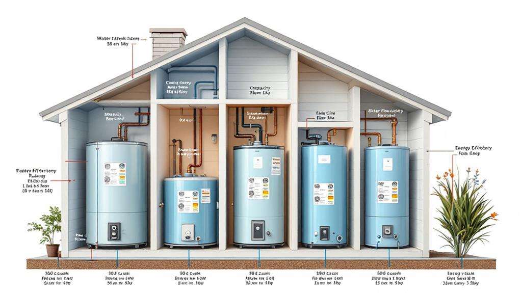 selecting suitable water heater size
