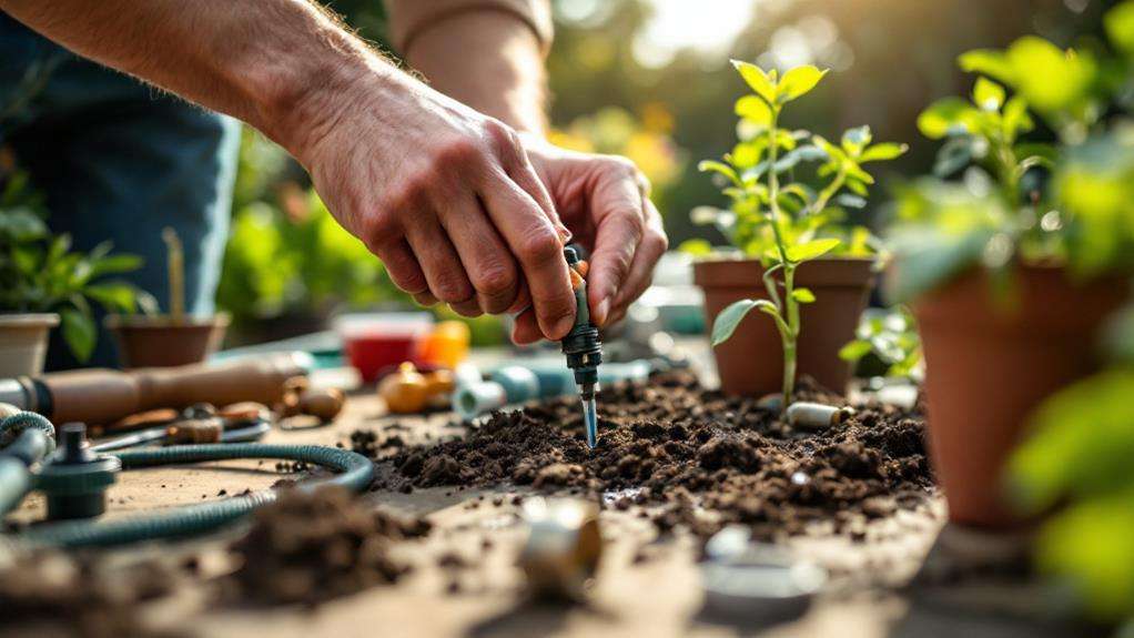 establishing efficient drip irrigation system
